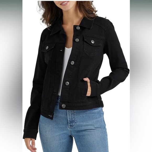 Wrangler Authentics Women's Stretch Denim Jacket - Picture 1 of 4
